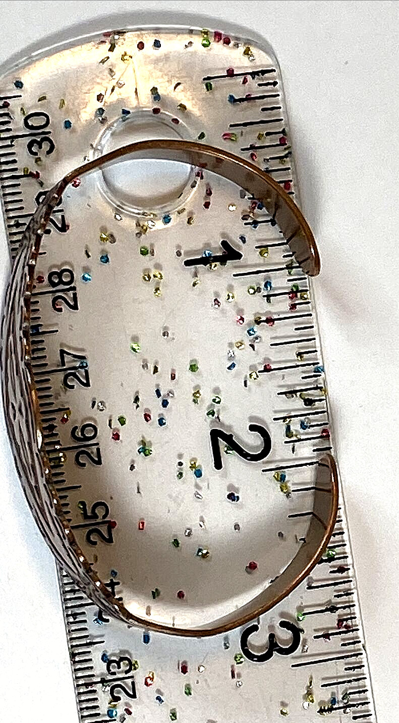 Solid Copper Southwest Style Open Cuff Bracelet B… - image 8