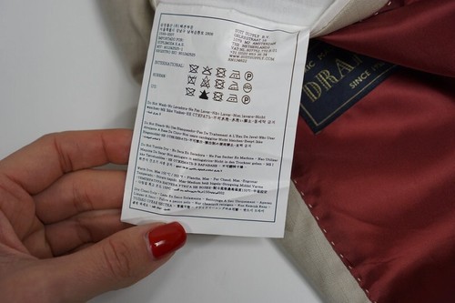 Blazer uomo Suitsupply La Spalla drappeggi lana e seta taglia EU54 UK/US44 - Foto 8 di 8