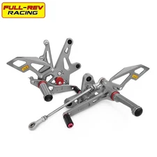 FULL-REV For KAWASAKI NINJA400 2018-2023 Adjustable Rearset Foot Pegs Footrests