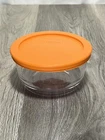 Pyrex 7200A 2 Cup Clear Glass Storage Bowl Container With Lid