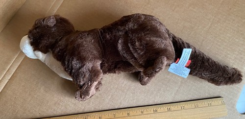 Peluche Adventure Planet Animal Den - Loutre de rivière (16 pouces) qualité peluche - Photo 3/6