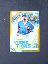 2022 Bowman Virtuosic Vibrations Gold Refractor /50 Kevin Alcantara #VV-11