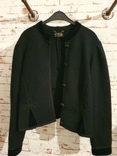 Mothwurf  Blazer Tracht, Dirndl Gr.44 /XL, Oktoberfest Schurwolle, Samtabschluss