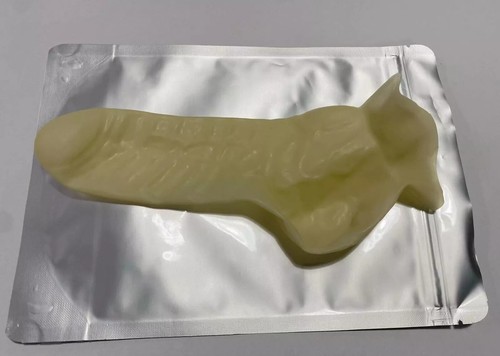 Mens Sexy Latex Penis Sheath 100% Rubber Condom Cosplay Fetish Party BDSM - Picture 9 of 9