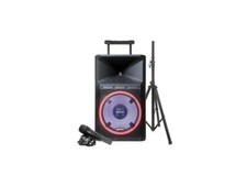 Gemini GSP-L2200PK Ultra-Powerful Bluetooth 2,200-Peak-Watt Speaker with Party L