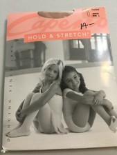 Capezio Hold  Stretch Footed Tight - Girls - N14C Suntan Large NIP 052931941778
