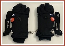 Vtg Grandoe Black Ski/Cold Weather Gloves W/Reebok Pump-Great Condition - RARE 