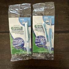 Lot Of 2 GUM proxabrush Go Between Cleaners Single Packs