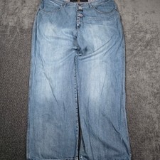 Vtg Y2K Marithe Francois Girbaud Baggy Jeans Mens 38x32 Light Wash Wide Leg Rap