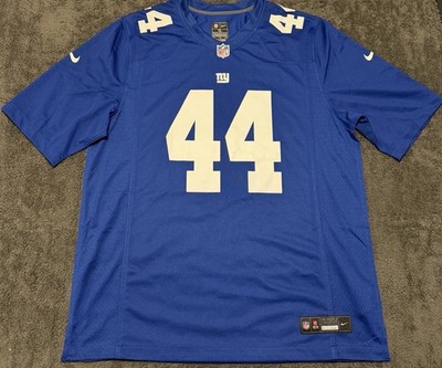 Cam Skattebo #44 NY Giants Nike Game Jersey Men's XL NWOT Blue