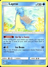 Lapras 56/214 Rare Lost Thunder Pokemon Near Mint on eBay