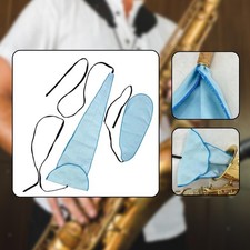 2Pcs Saxophone Cleaning Cloth Woodwind Instruments Cleaner Reusable Cleaning