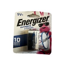 Energizer Ultimate Lithium 9V 10 Years Life 1 Pack