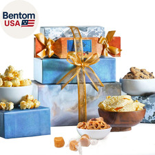 Food Gift Baskets for Holiday Delivery, Men, Women, College Students - Gift Towe