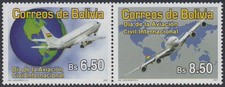 Bolivie 1305A/06A 2007 Jour De L'Aviation Civile Internationale MNH