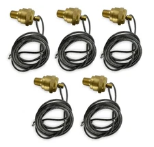 5 x Air Tank Drain Valve with 5 ft cable fits All Trucks Replaces Haldex 12105