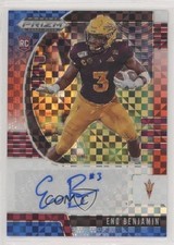2020 Prizm Draft Picks Rookies Red White & Blue 3/99 Eno Benjamin #119 Auto 2k5