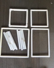 Q-Snap 17x17" 11x11"  Square Frame Pillowtops Needlework Block Quilting PVC