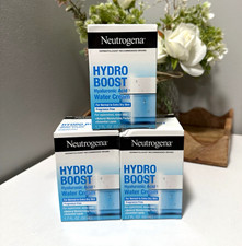 Neutrogena Hydro Boost Water Cream Hyaluronic Acid Fragrance Free 1.7 fl pack 3