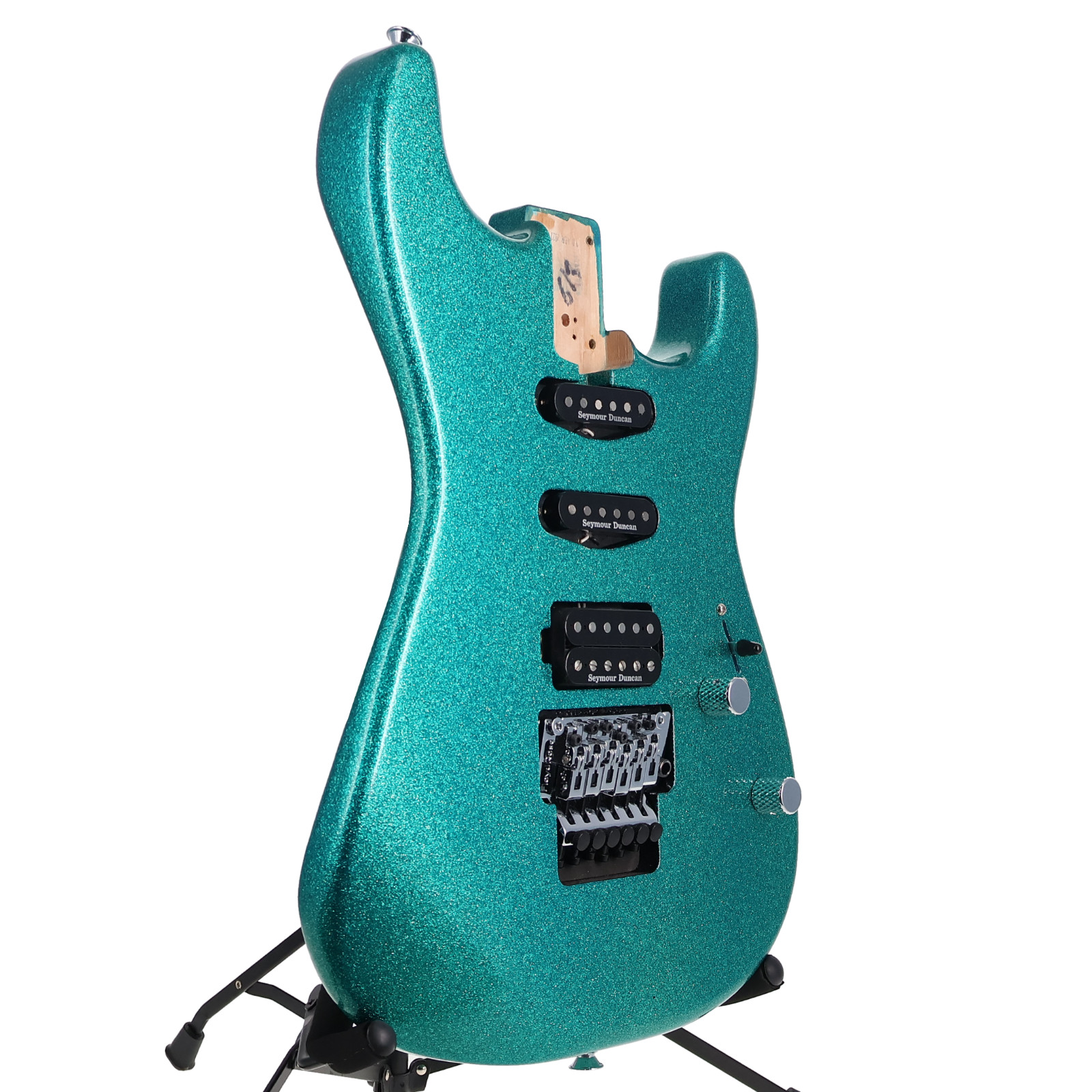 Charvel Pro-Mod San Dimas Body HSS Fully Loaded Floyd Rose Aqua Flake Finish