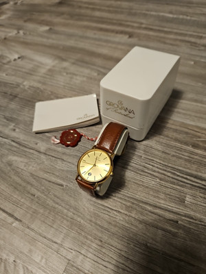 GROVANA Herrenuhr,Armbanduhr, Schweizer Uhr,Uhren,Nie Getragen Swiss Zertifikat 