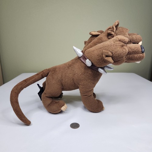De colección 2001 GUND Harry Potter Esponjoso 3 Cabezas El Perro Cerbero 11” Peluche Hagrid Mascota - Imagen 3 de 15