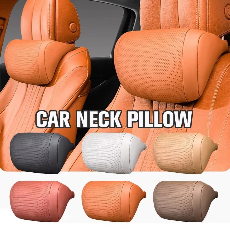 Car seat neck pillow memory foam ergonomic headrest travel support