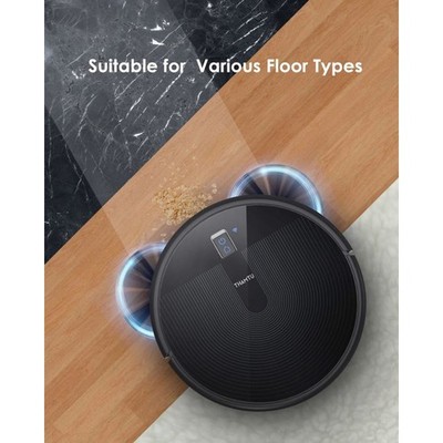 Thamtu G10 Robot Vacuum Cleaner 2700Pa Suction,Robotic WiFi/Alexa/App, -  Black
