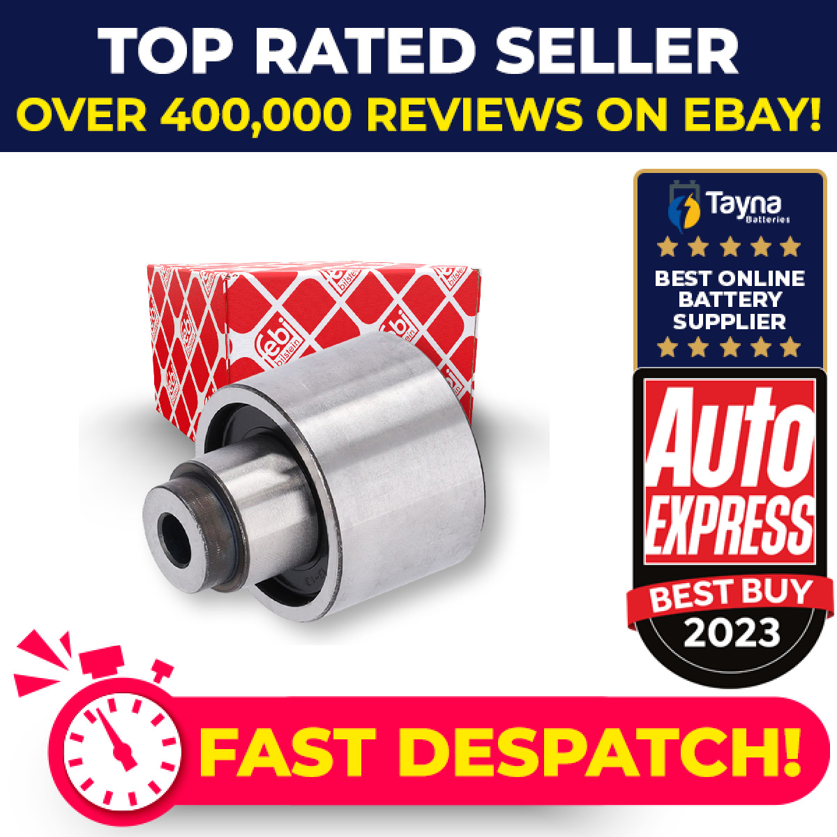 Timing Belt Guide Pulley fits MAN 65958010003 Febi Genuine Quality Guaranteed