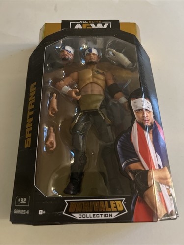 Figura de acción AEW Unrivaled Collection Series #4 SANTANA 6" Jazwares 2021 #32 - Imagen 1 de 5