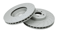 2X Bremsscheibe Vorderachse FüR MERCEDES-BENZ C-KLASSE Coupe Cabriolet T-Model