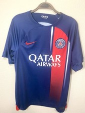 Paris Saint-Germain Jersey Men's Small Navy Blue 2023-2024 Nike Home Soccer Kit