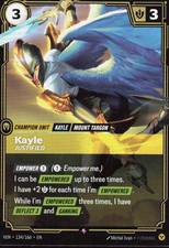 Kayle - Justified [VEN - 134/166]ENRiftbound League of Legends Trading Card G...