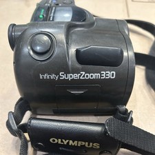 Olympus Infinity SuperZoom 330 Zoom 38-105mm 35mm Film Camera Untested
