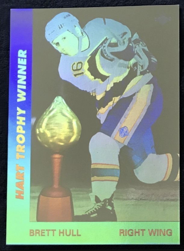 1991 Upper Deck Award Winner Holograms Brett Hull #AW3 St. Louis Blues