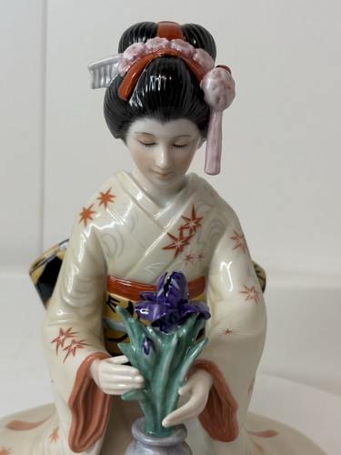 VTG 1984 "The Maiden of the Perfect Blossom" by Tokutaro Tamai - Franklin Mint - Afbeelding 11 van 13