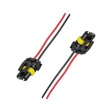 Female Adapter Wiring Harness Socket, 9005 9006 HB3 HB4 Pigtail Sockets 2 PCS