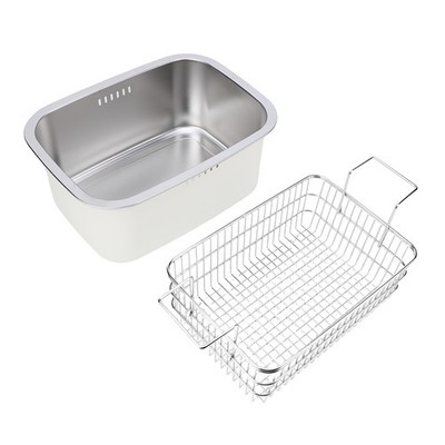 304 Stainless Steel Washing Up Bowl 7.5L Multi Purpose Dish Tub For Sink Large