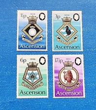 Ascension Stamps, Scott 156-159 MLH