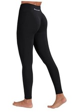 Scrunch Butt Lifting Leggings for Women High Waisted Large Plain Black