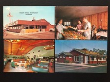 [4] Escondido California Restaurant postcards [all posted]