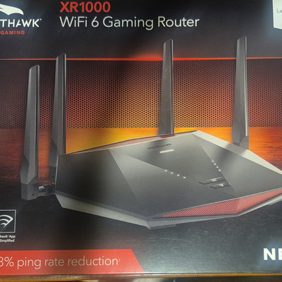 NETGEAR Nighthawk XR1000 (XR1000) WiFi 6 Gaming Router, AX5400, Black