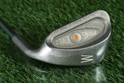 PING EYE 2 PITCHING WEDGE ''W'' KARSTEN STEEL ZZ LITE STIFF ORANGE DOT RH ~ L@@K!!