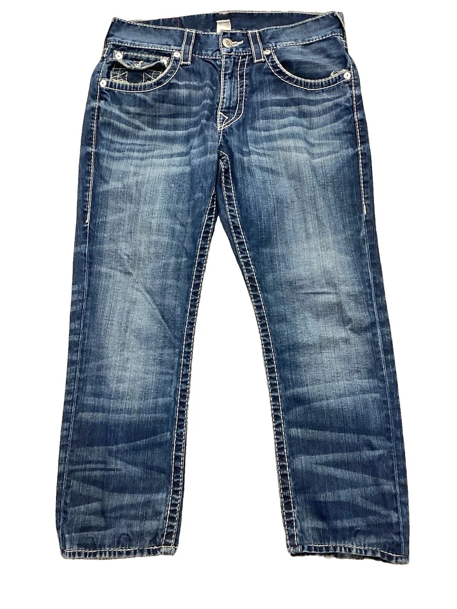 True Religion Zip Blue Jeans for Men for sale | eBay