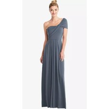 Loop Dress Carlos Saavedra LJ-Loop-Long Maxi Dress XL Blue Grey Silverstone 