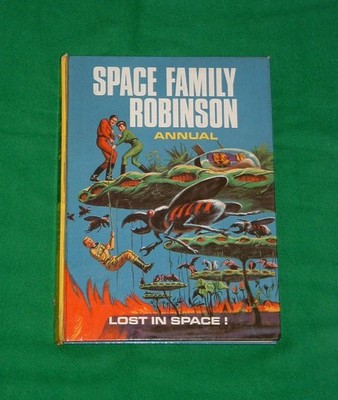 Vintage SPACE FAMILY ROBINSON Cult LOST IN SPACE Sci-fi TV UK ANNUAL Book 1968