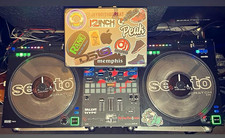 Pioneer DJ DJM-S9 2 Rane Twelve motorized turntables