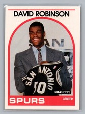 1989-90 NBA Hoops David Robinson #138 Rookie RC HOF Spu