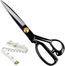 Fabric Tailor Scissors Professional 10 inch Heavy Duty for Leather Sewing shears