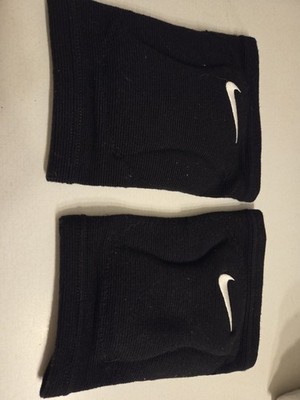 Nike Streak Volleyball Knee Pads Adult XL Black with White Swoosh protective